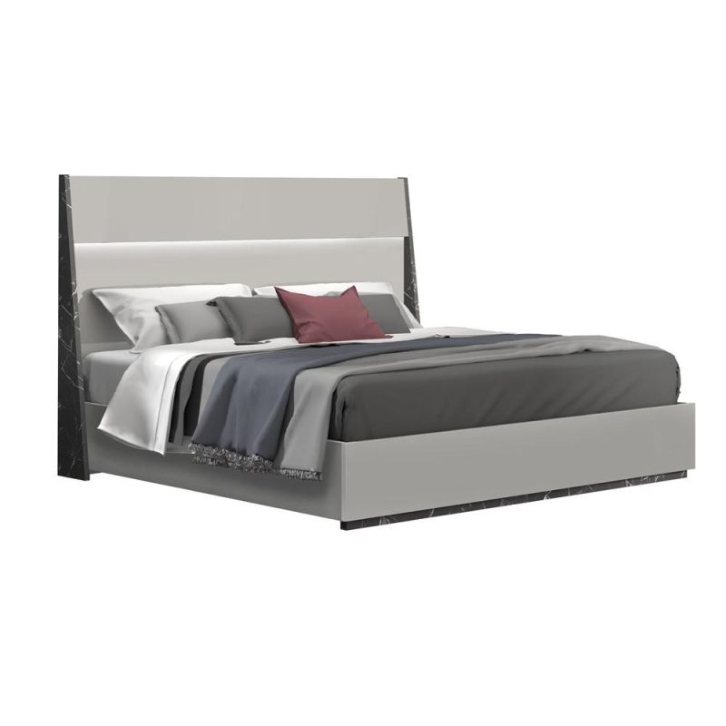 Nova 2110jab001 Queen Size 150*200cm Bedroom Bed with LED Strip