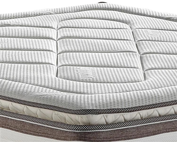 High Density Resilient Foam Customized Cooling Bamboo Fiber Wholesales Pocket Spring Hotel Mattress for Home and Hotel