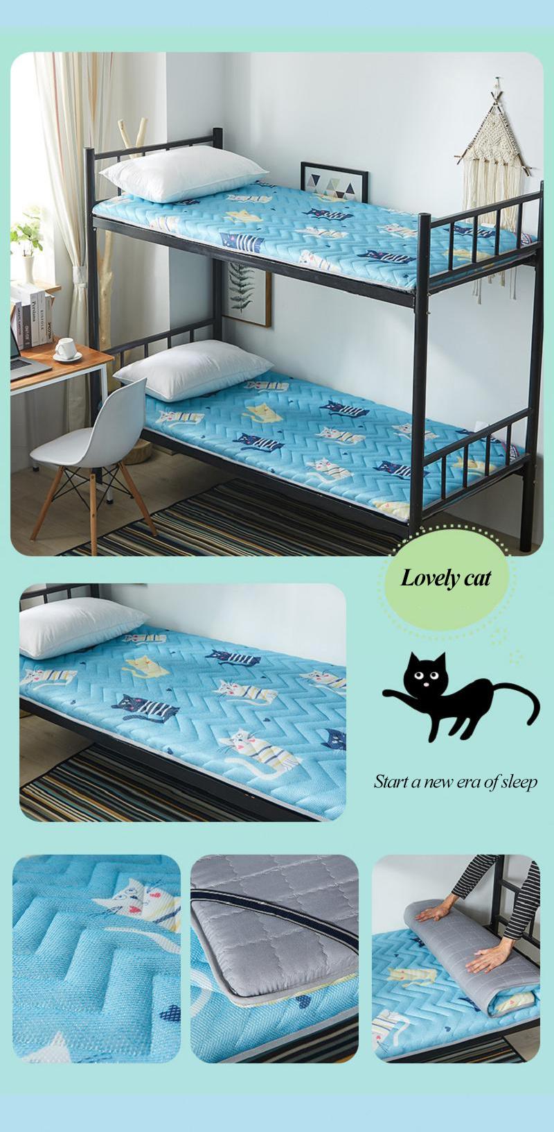 Dormitory Sleeping Pad Soft Multi-Purpose Damp-Proof Comfortable 39X75 Inch