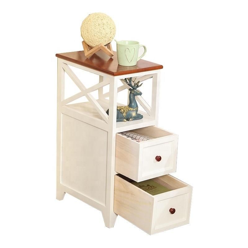 Home Furniture Customization Modern Furniture Nordic White Multi-Layer Drawer Storage Cabinet Bedside Table