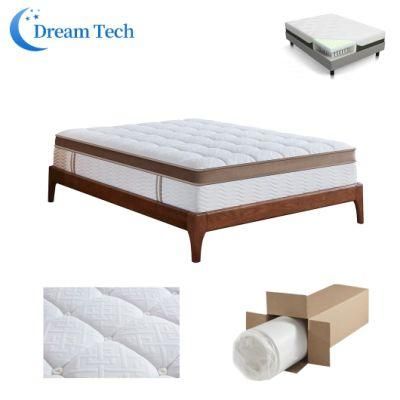 Factory Wholesale New Design King Bed Memory Foam Spring Best Sleep Comfort Mattress