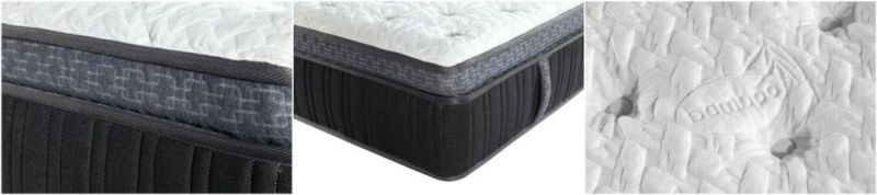 Europe Top Style White Pocket Spring Mattress with Foam Encasement Eb15-07