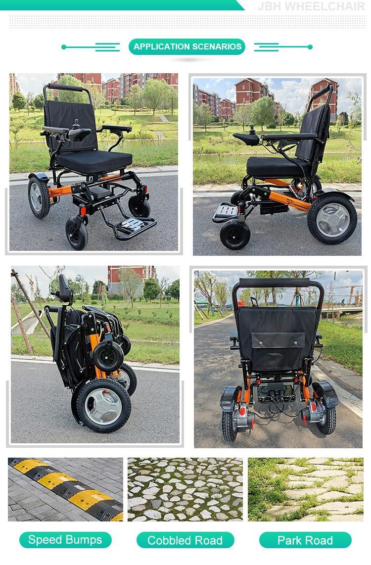 Ultra-Light Multi Function Travel Portable Automatic Folding Electric Wheelchair for Disabled