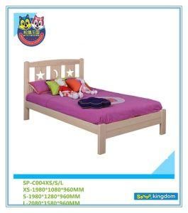 Single Bed for Kids Bedroom Furniture Cheap Sets Natural Color Fashion Style Sp-C004L