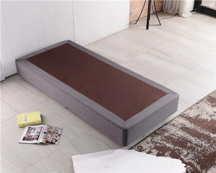 PU and Fabric Cover Hotel Bedroom Furniture Wood Frame Adjustable Split Bed Base
