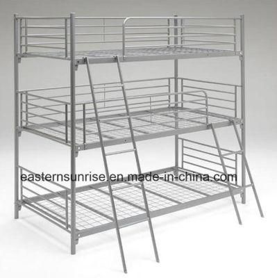 Dormitory Military Furniture Metal Triple Bunk Bed