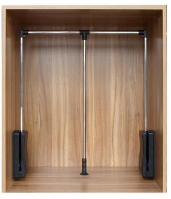 Steel Adjustable Clothes Hanging Accessories Wardrobe Lifter for Cabinet
