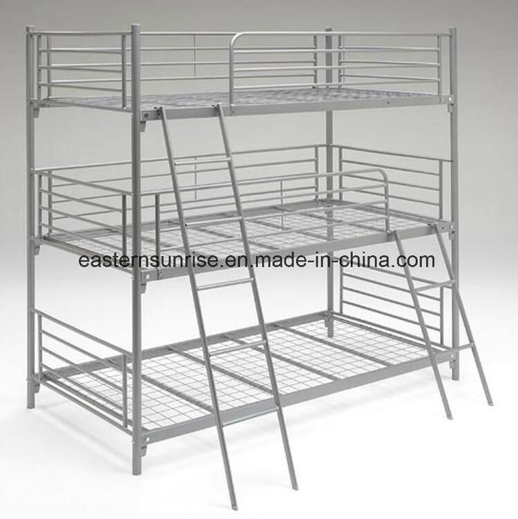 Dormitory Metal Triple Bunk Beds for School Adult Students