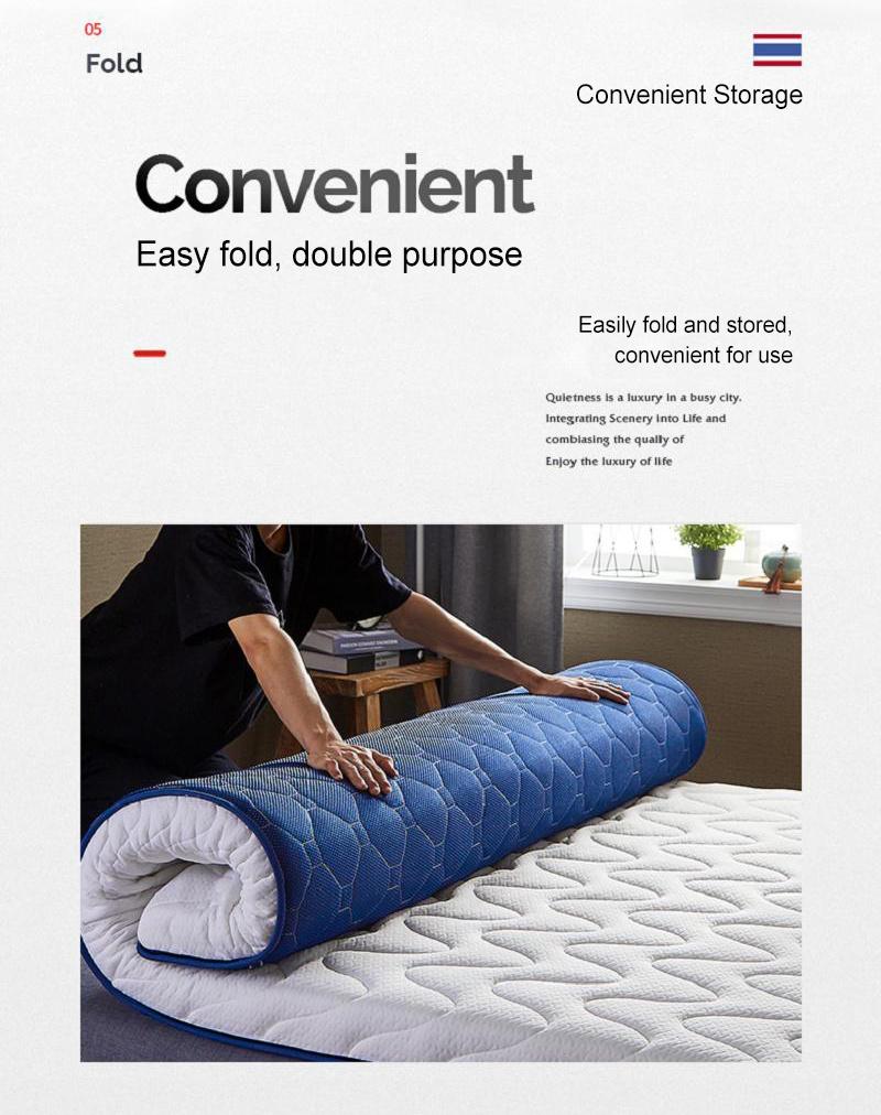Army Foam Bed Mattress Pad Folding Thick 18cm Double Bed