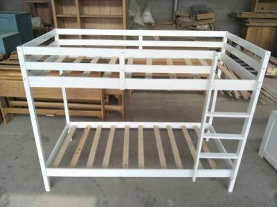 White Solid Wood Bunk Bed