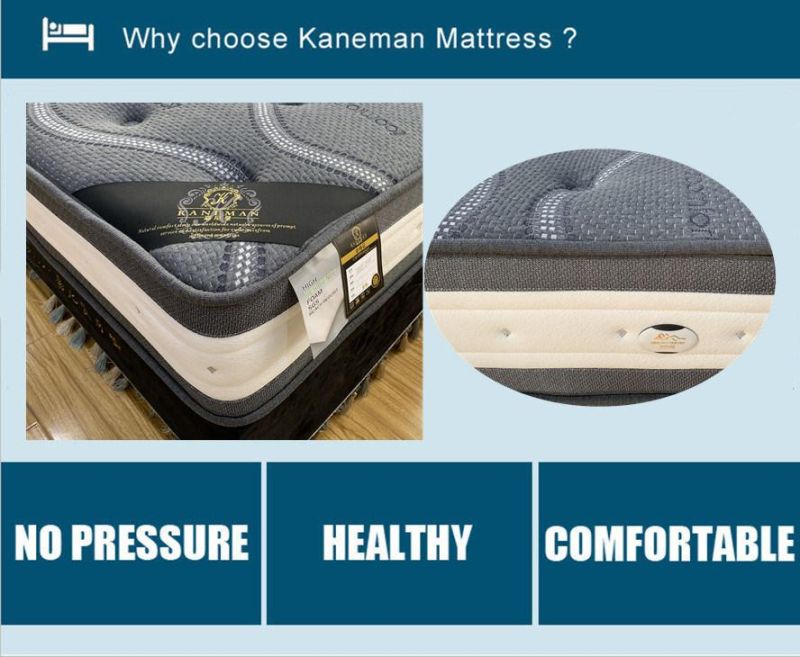 Custom Made Sizes Mattress Wholesale Latex Coil Spring Mattress Roll Pack Mattress
