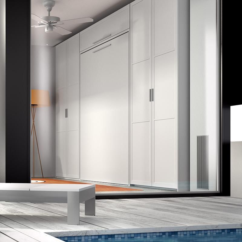 Customize Wall Bed with Wardrobe Hidden Bed Foldable Bed