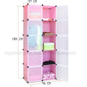 Ten Door Availiable Folding Wardrobe Looks Like Chinese Character