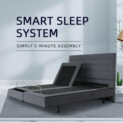 OEM ODM Vibration Massage Function Okin Motor Electric Adjustable Bed