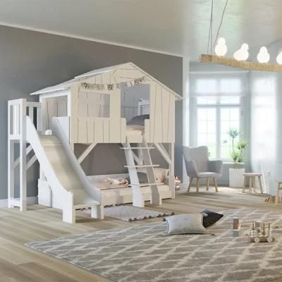 No. 1335 Treehouse Bunk Bed with Slide &amp; Platform