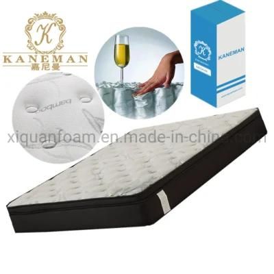Euro Top Mattress Spring King Size Mattress Bamboo Charcoal Mattress