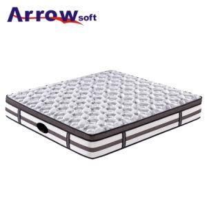Manufacture Standard Style Circle Polyester Distributor Nylon Fabric Double Manufacture Sleep Well King Size Mattress