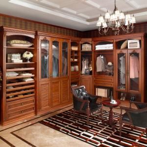 2015 Antique Red Cherry Wood Closet (YG61467)