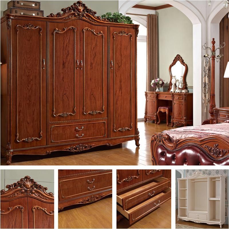 Bedroom Furniture Set with Wood Dresser Cabinets in Optional Furniture Color