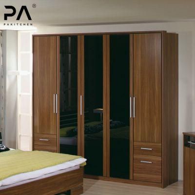 Single Wall Mounted Wardrobe Furniture Bedroom 3 Doors Swing Wardrobe