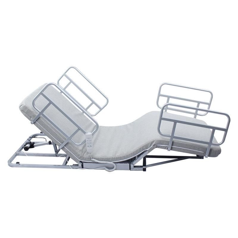 Zero Clearance Twin Bed Size Head and Foot Articulation Smart Bed Nursing Electric Adjustable Bed