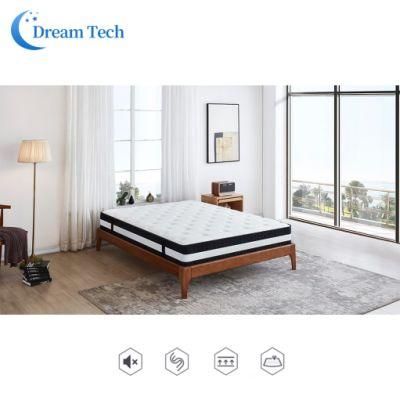 Apartment Hotel Home Furniture Bed Mattress Thailand Latex Gel Foam Individually Coils Pocket Relatively Soft Mattress (LZN1613)