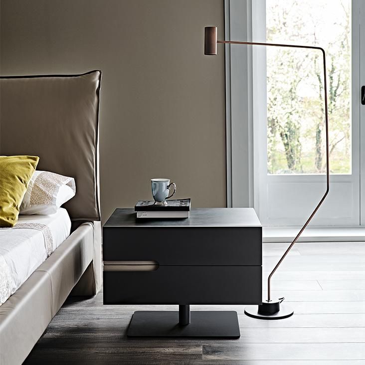 Ciro Night Stand, Latest Italian Design Bedroom Set in Home and Hotel Furniture Custom-Made