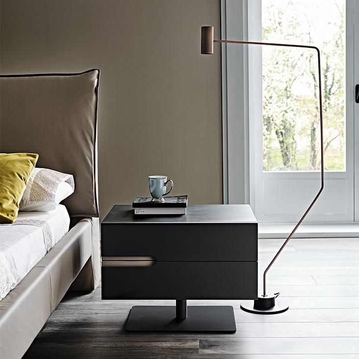 Ciro Night Stand, Latest Italian Design Bedroom Set in Home and Hotel Furniture Custom-Made