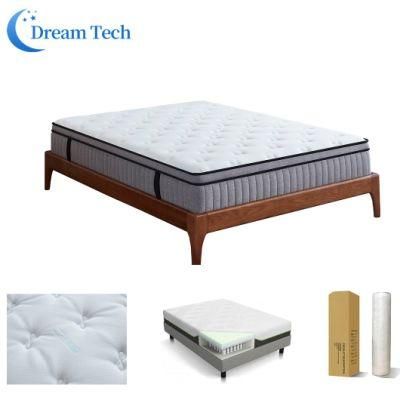 Comfortable Memory Foam Pocket Spring Sleep Bed Mattresses in Latex