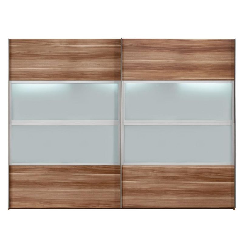 Modern 2 Metre Slidning Door with Light 20dd035 Bedroom Wardrobe