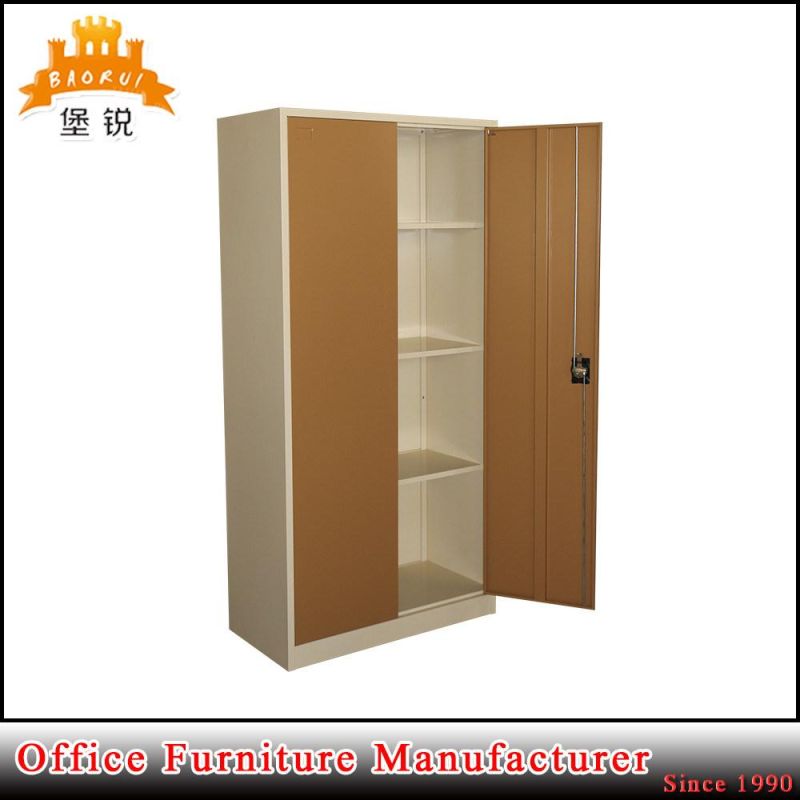 Customized 2 Door Wardrobe Steel Filing Cabinet File Cupboard for Office