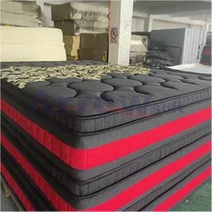 Compress Rolled King Bamboo Memory Foam Pocket Spring Mattress for Sleep Well