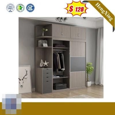 Modern Factory Price Bedroom Living Room Furniture Set Unfolded Wooden Wardrobe