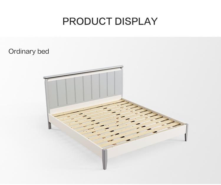 Linsy Modern King Size Wooden Double Bed Ls227A2