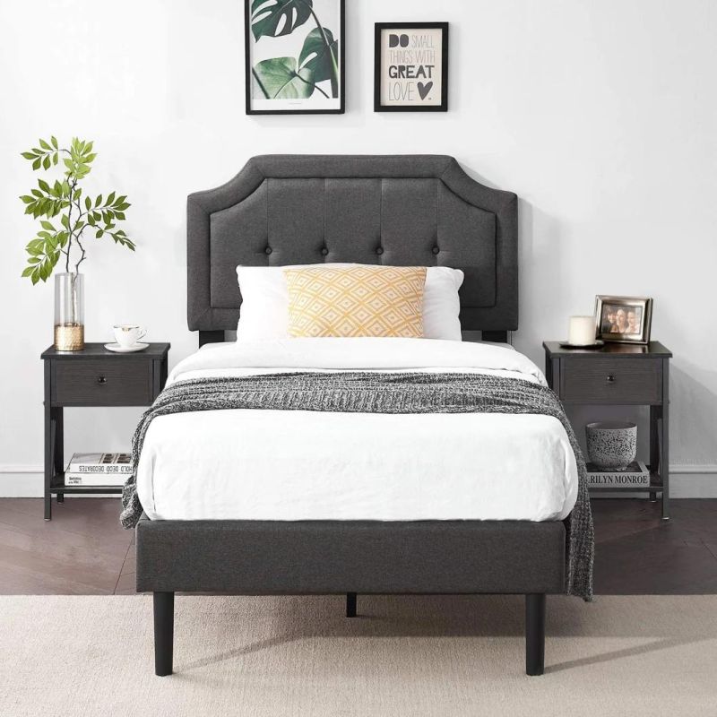 Nova 1 Drawer Night Stand End Table with Bin Drawer