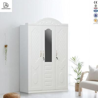 Modern Clothes Furniture Home 3 Door Steel Wardrobe