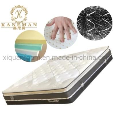 King Size Latex Spring Mattress Custom Pillow Top Bed Mattress Wholesale Price