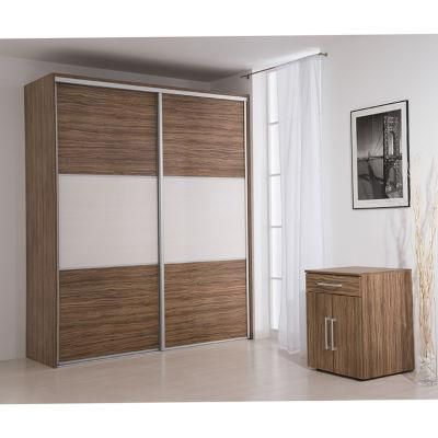 Wooden Style Sliding Door 20DC008 Bedroom Home Hotel Wardrobe