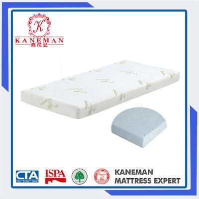 Good Sleep Well Thin Aloe Vera Memory Foam Mattress Topper Made in China