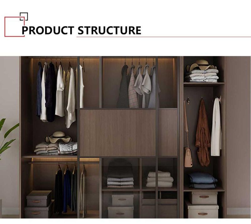 Modern Space Saving Mirror Wardrobe Closet Design 2021