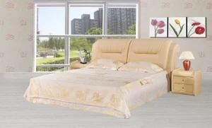 Top Leather Soft Design Real Leather Bed