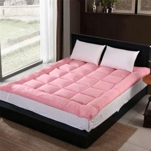 Extra Plush Fitted Mattress Topper -Made in China, Pink