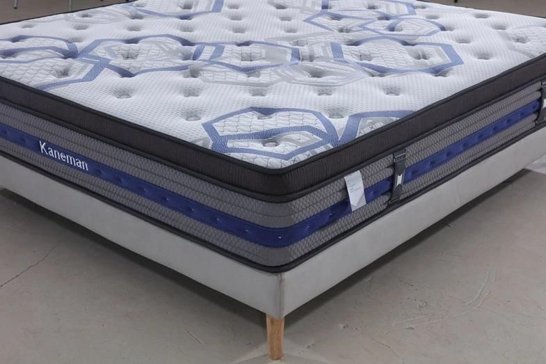 Compressed Roll Packing Cool Gel Memory Pocket Spring Mattress King