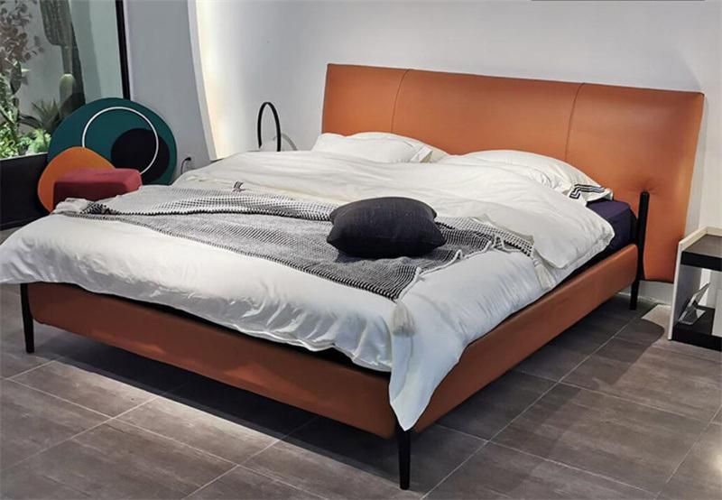 Minimalist Italian Bed Modern Minimalist Master Bedroom Leather Bed