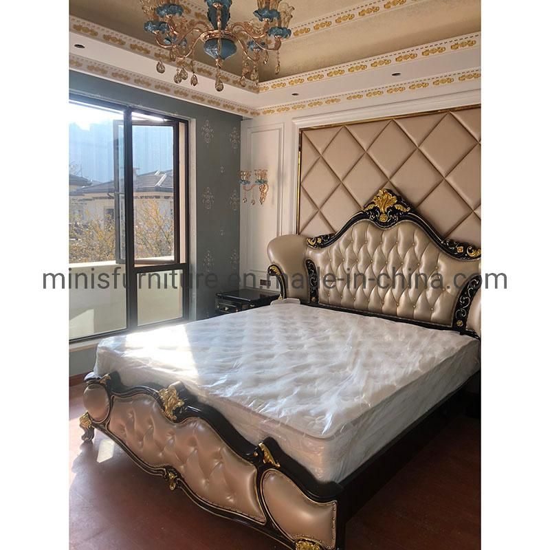 (M-CB61) European Luxury Bedroom Set Wardrobe/Dresser/Nightstands/Bed