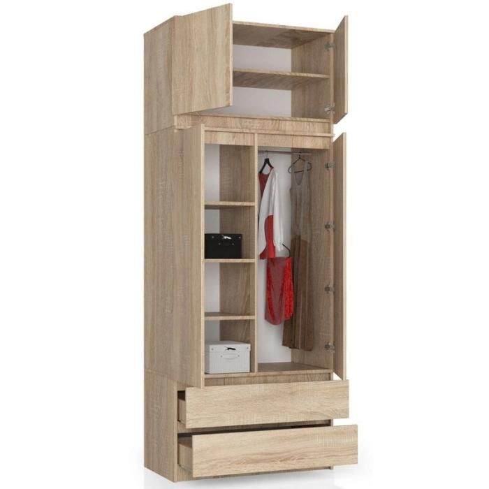 Modern Bedroom Clothes Storage Organizer Furniture Wardrobe Closet