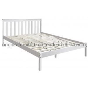 Home Wooden Bed Frame White Double King Single Size Solid Pine