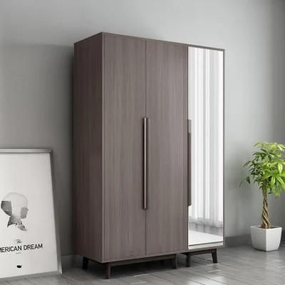 Home Bedroom Center Easy Assemble Locker Design Waterproof Portable Wood Clothing Wardrobe Set