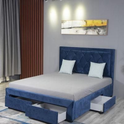 Huayang Bedroom Bed Luxury Home Furniture Wooden Bedroom Set King Size Bed