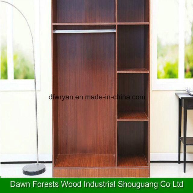 1-4 Doors Melamine Particle Board Wardrobe